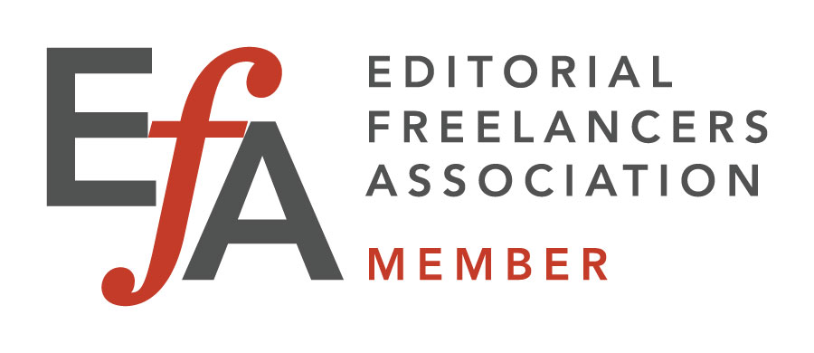 Editorial Freelancer's Association (EFA) member badge